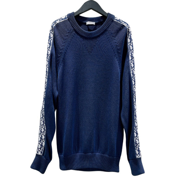 クリスチャン・ディオール Christian Dior オブリークラインニットセーター 943M672AT072 コットン メンズ ニット