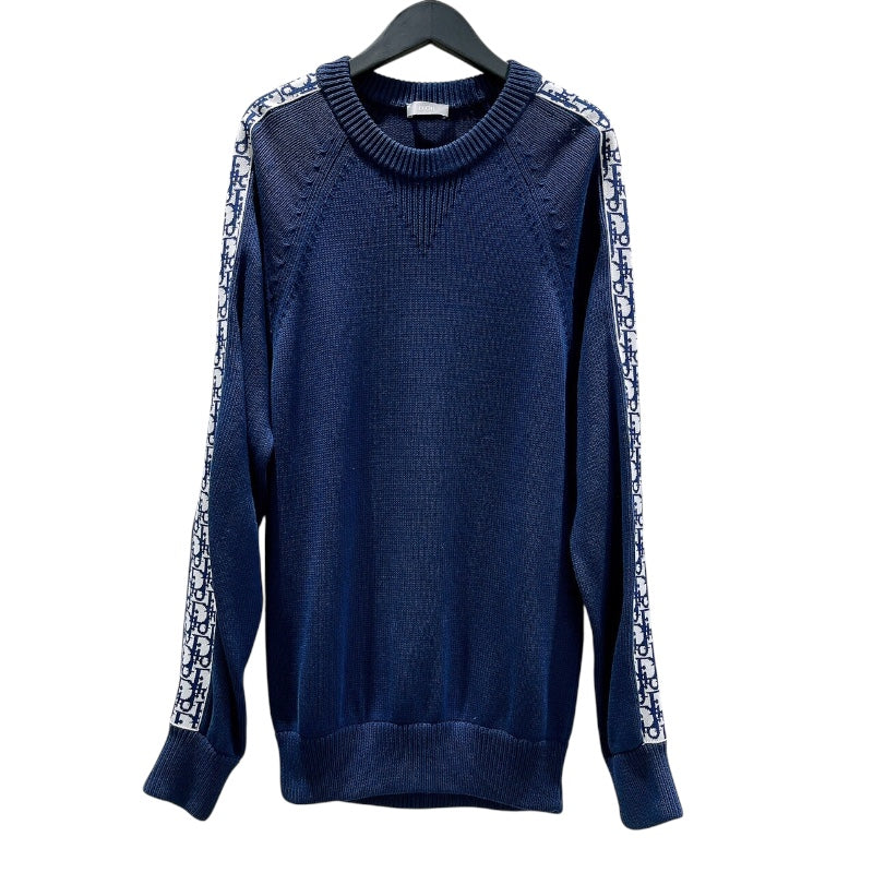 クリスチャン・ディオール Christian Dior オブリークラインニットセーター 943M672AT072 コットン メンズ ニット