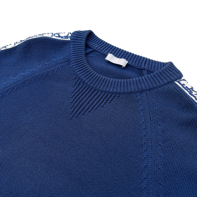 クリスチャン・ディオール Christian Dior オブリークラインニットセーター 943M672AT072 コットン メンズ ニット