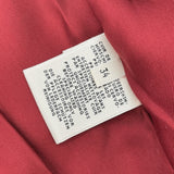 エルメス HERMES ディアスキンレザーロングコート ボルドー レザー レディース トレンチコート