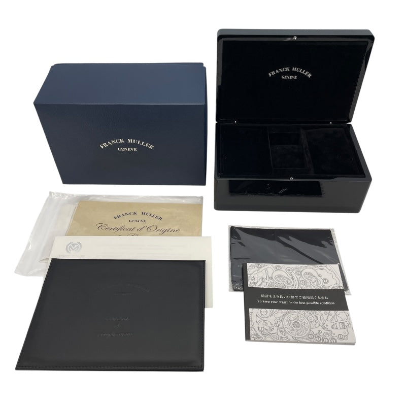 フランク・ミュラー FRANCK MULLER ヴァンガード レーシング スケルトン 日本50本限定 V45SCDTSQTRCGJACER ブラック SS/ラバーベルト 自動巻き メンズ 腕時計