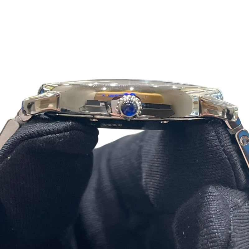 カルティエ Cartier ロンド ソロ ドゥ カルティエ WSRN0012 ホワイト SS 自動巻き メンズ 腕時計