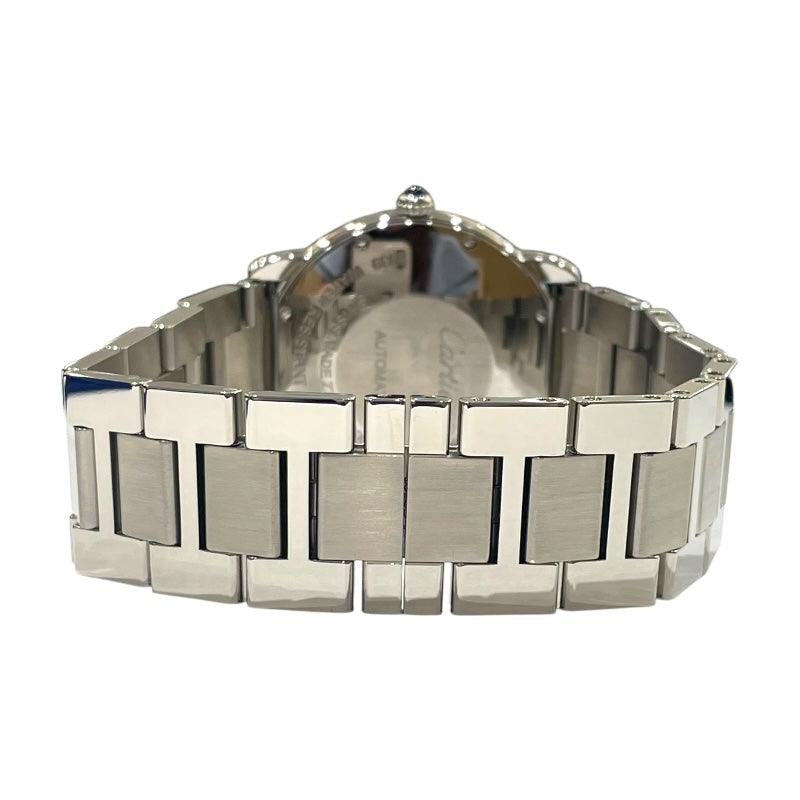 カルティエ Cartier ロンド ソロ ドゥ カルティエ WSRN0012 ホワイト SS 自動巻き メンズ 腕時計