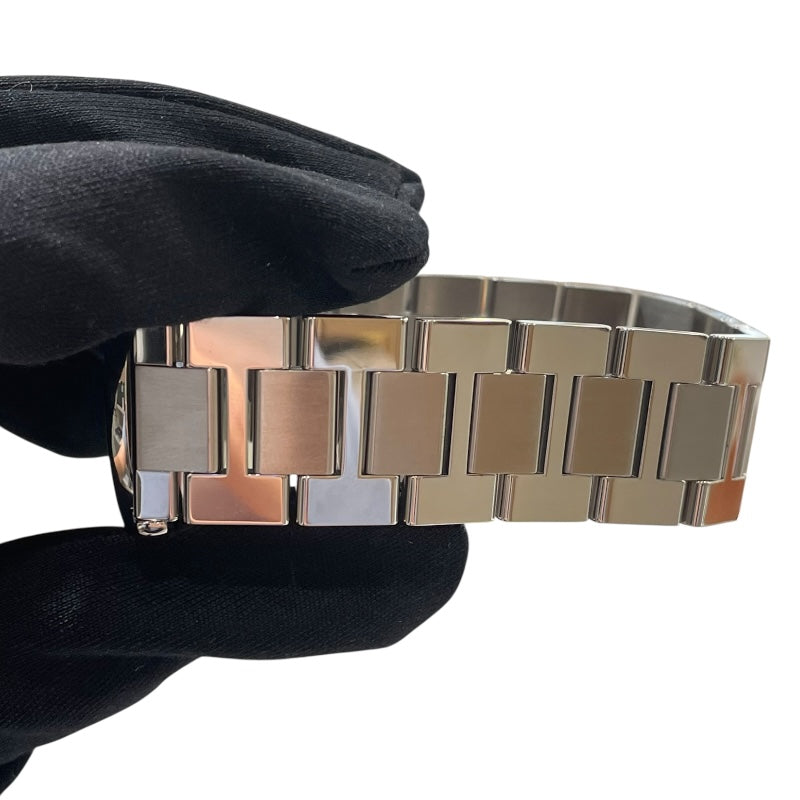 カルティエ Cartier ロンド ソロ ドゥ カルティエ WSRN0012 ホワイト SS 自動巻き メンズ 腕時計
