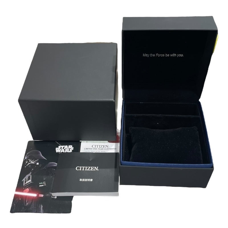 シチズン CITIZEN アテッサ スターウォーズ限定モデル OC4005-63L ブルー チタン クオーツ メンズ 腕時計