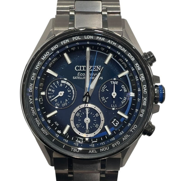 シチズン CITIZEN アテッサ スターウォーズ限定モデル OC4005-63L ブルー チタン クオーツ メンズ 腕時計