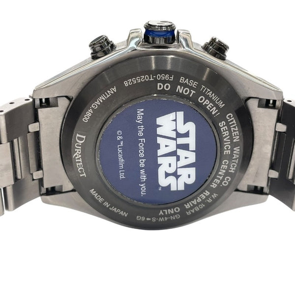 シチズン CITIZEN アテッサ スターウォーズ限定モデル OC4005-63L ブルー チタン クオーツ メンズ 腕時計