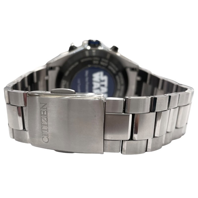 シチズン CITIZEN アテッサ スターウォーズ限定モデル OC4005-63L ブルー チタン クオーツ メンズ 腕時計