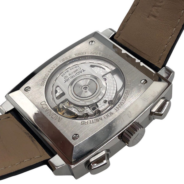 タグ・ホイヤー TAG HEUER モナコキャリバー12クロノグラフ CAW2111.FC6183 SS メンズ 腕時計