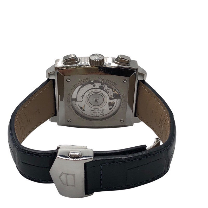 タグ・ホイヤー TAG HEUER モナコキャリバー12クロノグラフ CAW2111.FC6183 SS メンズ 腕時計
