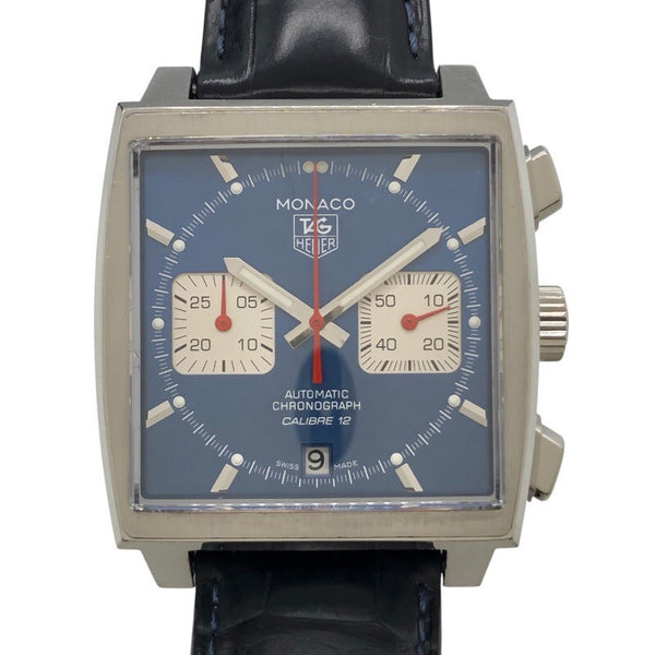 タグ・ホイヤー TAG HEUER モナコキャリバー12クロノグラフ CAW2111.FC6183 SS メンズ 腕時計