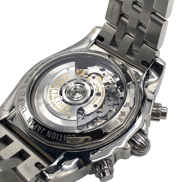 ブライトリング BREITLING クロノマット44スペシャル　ブラックマザーオブパール AB01152A/ SS メンズ 腕時計