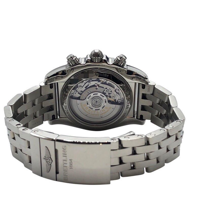 ブライトリング BREITLING クロノマット44スペシャル　ブラックマザーオブパール AB01152A/ SS メンズ 腕時計