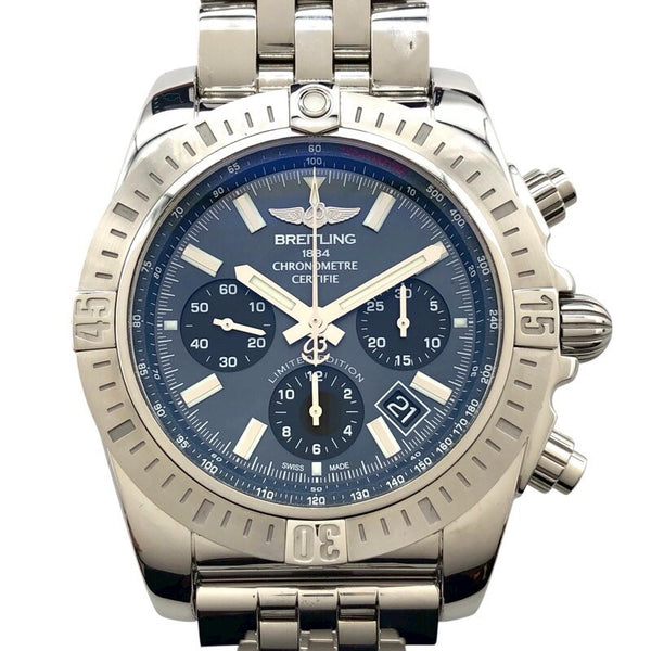 ブライトリング BREITLING クロノマット44スペシャル　ブラックマザーオブパール AB01152A/ SS メンズ 腕時計