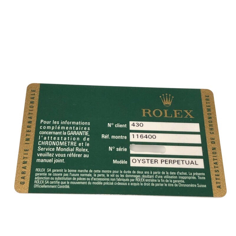 ロレックス ROLEX ミルガウス 116400 SS メンズ 腕時計