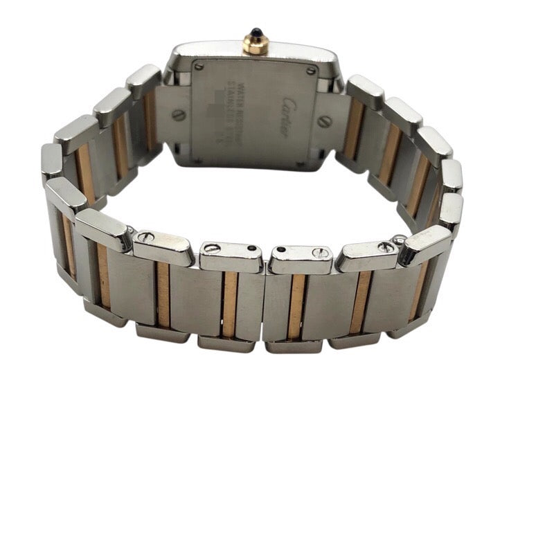 カルティエ Cartier タンクフランセーズSM W51027Q4 PG/SS レディース 腕時計
