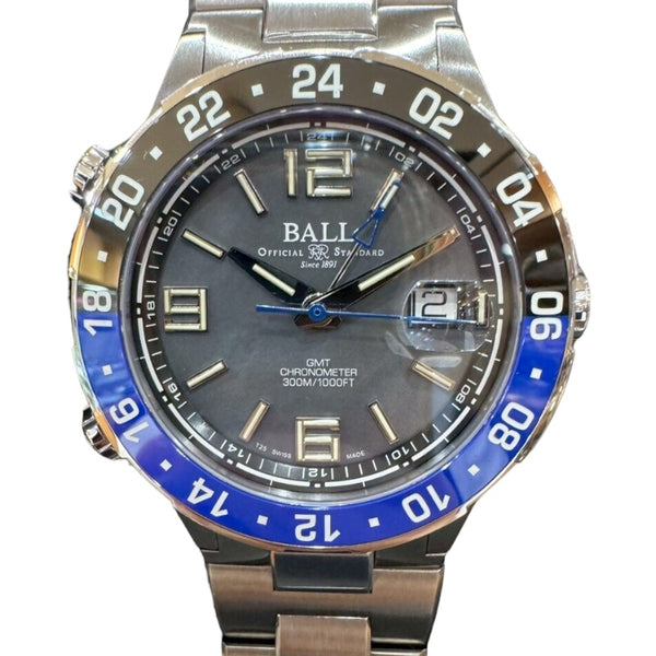 ボールウォッチ BALL Watch パイロット GMT ブラックシェル 日本100本限定 DG3038A-S6CJ-BK ブラックシェル チタン メンズ 腕時計