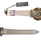 フランク・ミュラー FRANCK MULLER ラウンドダブルミステリー DM42COLDRMD2RCD マルチカラー K18YG/革ベルト 自動巻き メンズ 腕時計