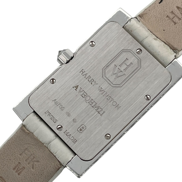 ハリーウィンストン HARRY WINSTON アヴェニュークラシック エリプティック ホワイトシェル AVEQHM21WW241 ホワイトシェル K18WG クオーツ レディース 腕時計