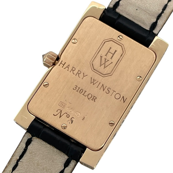ハリーウィンストン HARRY WINSTON アベニュー ホワイトシェル 310LQR ホワイトシェル K18PG クオーツ レディース 腕時計