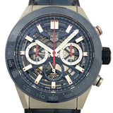タグ・ホイヤー TAG HEUER カレラ キャリバーホイヤー02 クロノグラフ CBG2A11.FC6460 ブルー SS メンズ 腕時計