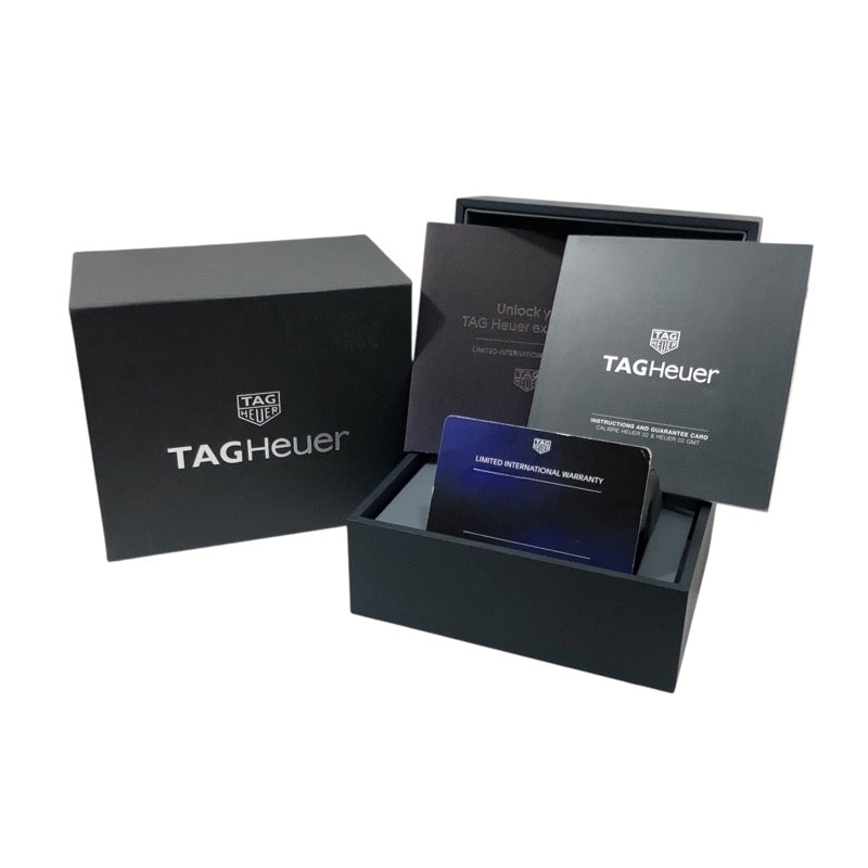 タグ・ホイヤー TAG HEUER カレラ キャリバーホイヤー02 クロノグラフ CBG2A11.FC6460 ブルー SS メンズ 腕時計
