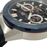 タグ・ホイヤー TAG HEUER カレラ キャリバーホイヤー02 クロノグラフ CBG2A11.FC6460 ブルー SS メンズ 腕時計
