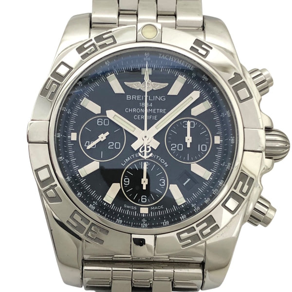 ブライトリング BREITLING クロノマット44 AB0111 ブラック SS メンズ 腕時計