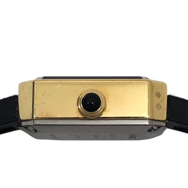 シャネル CHANEL プルミエール リボン H6125 ブラック K18YG/チタン クオーツ レディース 腕時計