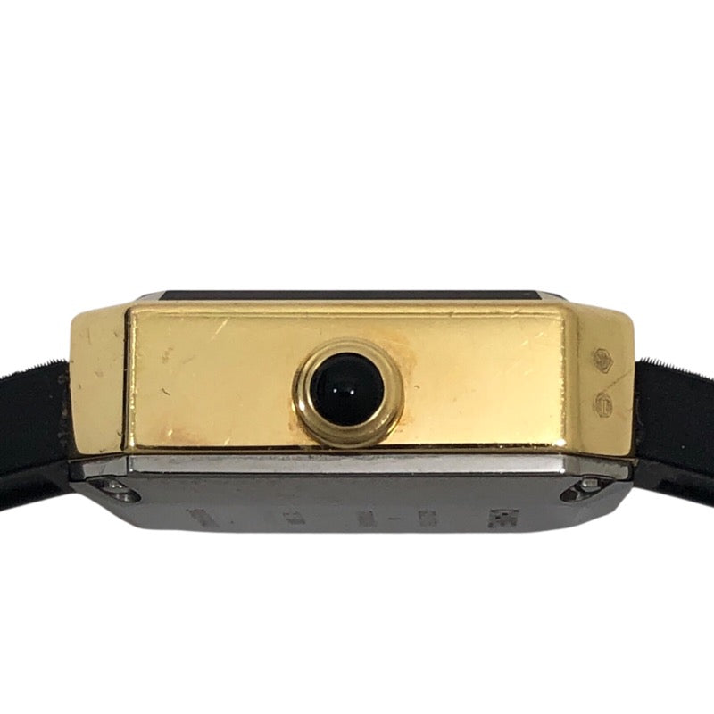 シャネル CHANEL プルミエール リボン H6125 ブラック K18YG/チタン クオーツ レディース 腕時計