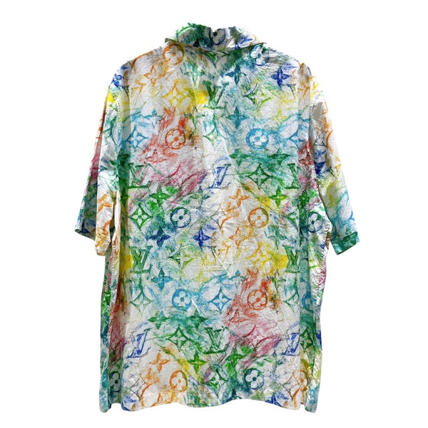 ルイ・ヴィトン LOUIS VUITTON パステルモノグラム半袖シャツ HKS18W コットン メンズ 半袖Ｔシャツ