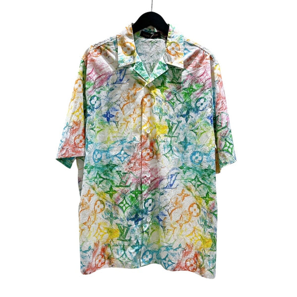 ルイ・ヴィトン LOUIS VUITTON パステルモノグラム半袖シャツ HKS18W コットン メンズ 半袖Ｔシャツ