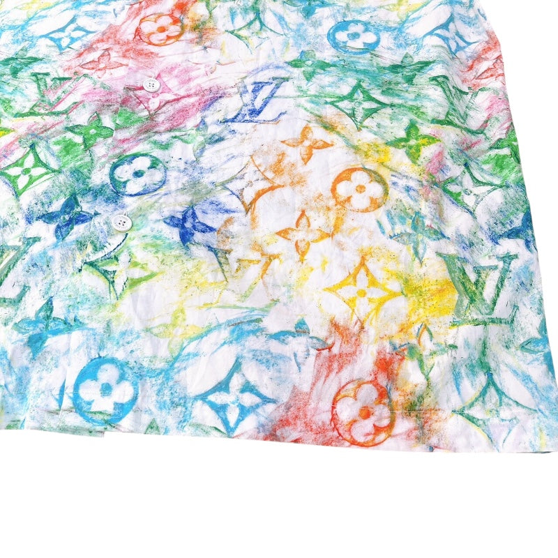ルイ・ヴィトン LOUIS VUITTON パステルモノグラム半袖シャツ HKS18W コットン メンズ 半袖Ｔシャツ