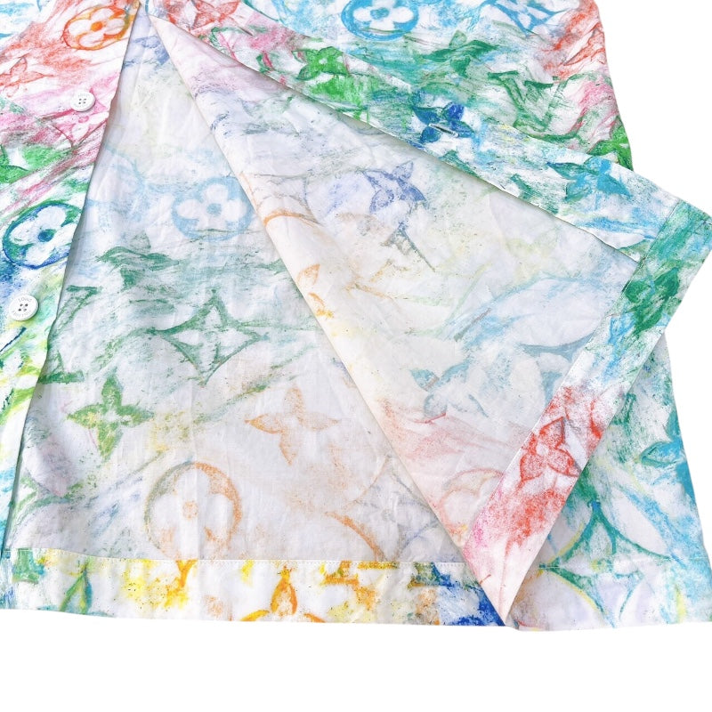 ルイ・ヴィトン LOUIS VUITTON パステルモノグラム半袖シャツ HKS18W コットン メンズ 半袖Ｔシャツ
