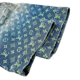 ルイ・ヴィトン LOUIS VUITTON レインボーモノグラム半袖デニムシャツ HOS72W コットン メンズ デニムジャケット