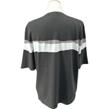 エルメス HERMES デザインニット半袖シャツ グレー コットン/カシミヤ メンズ 半袖Ｔシャツ