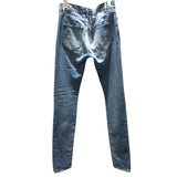 サンローラン SAINT LAURENT ダメージ加工デニムパンツ 454714 ブルー コットン メンズ デニムパンツ