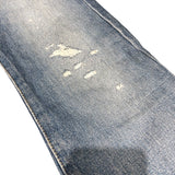 サンローラン SAINT LAURENT ダメージ加工デニムパンツ 454714 ブルー コットン メンズ デニムパンツ