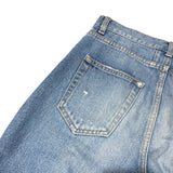 サンローラン SAINT LAURENT ダメージ加工デニムパンツ 454714 ブルー コットン メンズ デニムパンツ