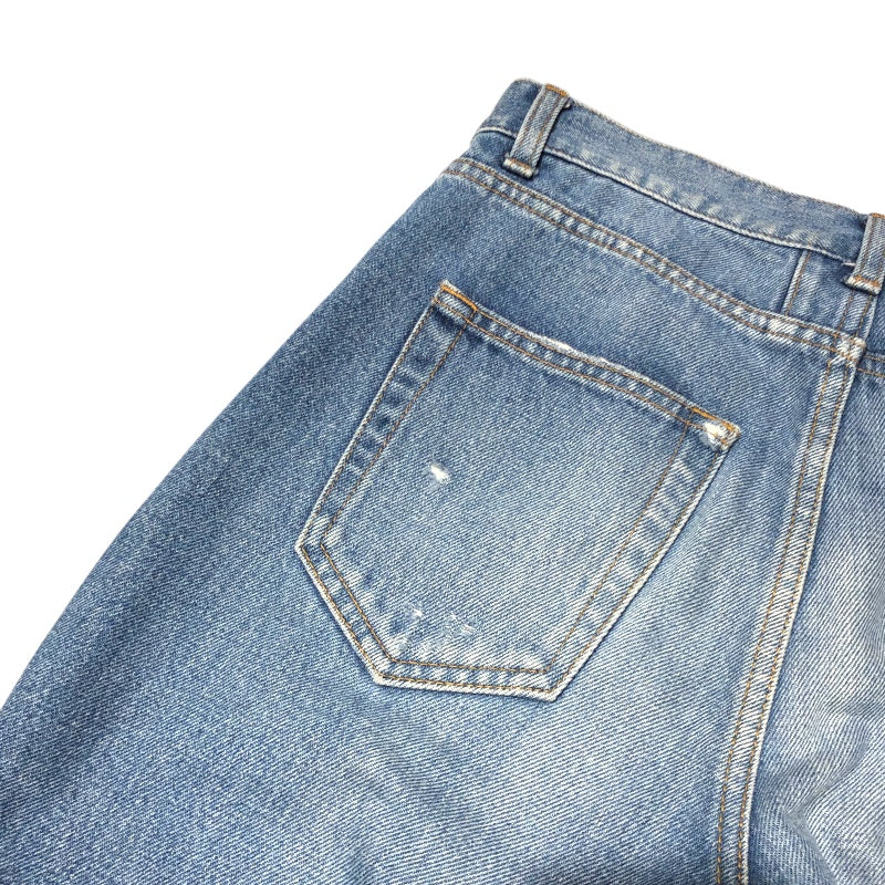 サンローラン SAINT LAURENT ダメージ加工デニムパンツ 454714 ブルー コットン メンズ デニムパンツ