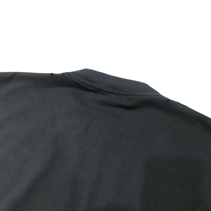 バレンシアガ BALENCIAGA ロゴプリントTシャツ 694576 ブラック コットン メンズ 半袖Ｔシャツ