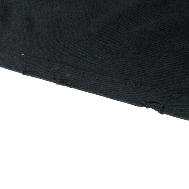 バレンシアガ BALENCIAGA ロゴプリントTシャツ 694576 ブラック コットン メンズ 半袖Ｔシャツ