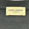 サンローラン SAINT LAURENT プリントTシャツ 530209 ブラック コットン メンズ 半袖Ｔシャツ