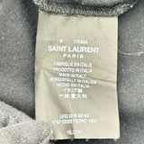 サンローラン SAINT LAURENT プリントTシャツ 530209 ブラック コットン メンズ 半袖Ｔシャツ