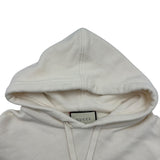 グッチ GUCCI ロゴプリントスウェットパーカー 454585 クリーム コットン メンズ パーカー