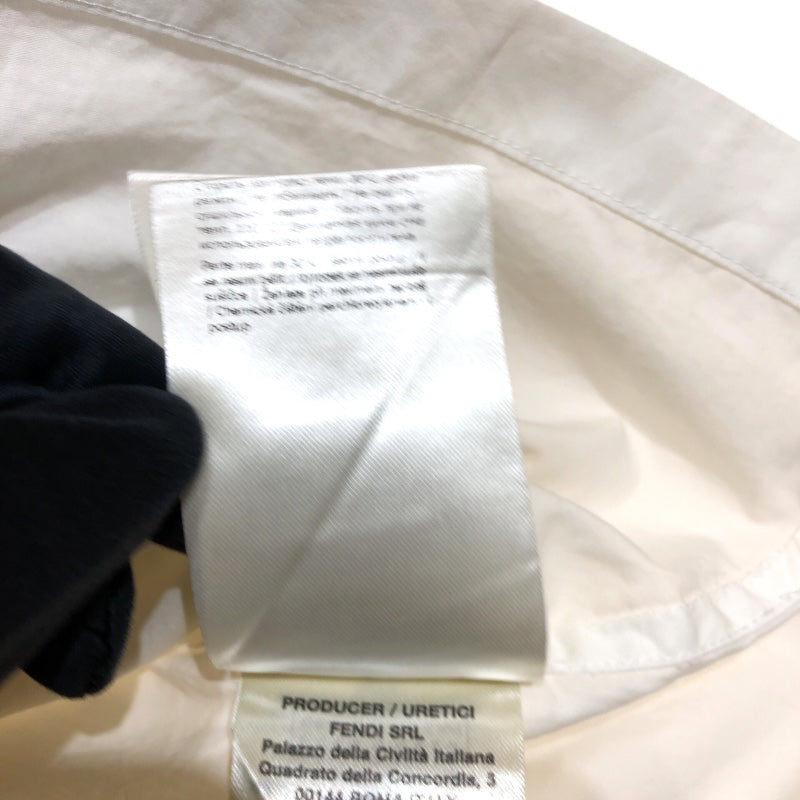 フェンディ FENDI FF柄カラー長袖シャツ FS0751 コットン メンズ 長袖シャツ