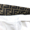 フェンディ FENDI FF柄カラー 長袖シャツ FS0751 ホワイト コットン メンズ 長袖シャツ