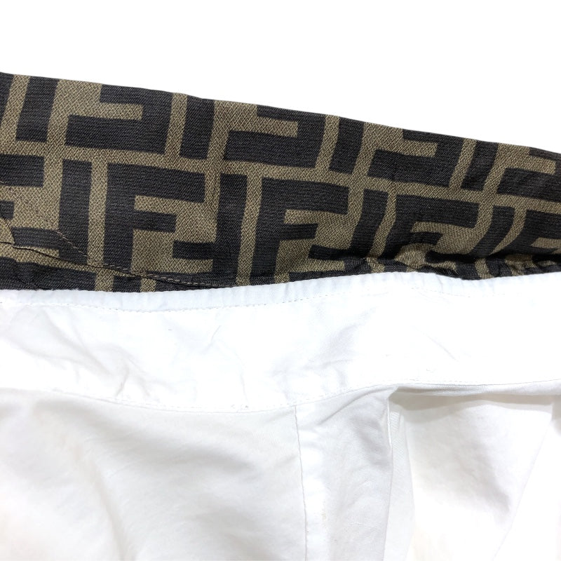 フェンディ FENDI FF柄カラー長袖シャツ FS0751 コットン メンズ 長袖シャツ