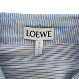ロエベ LOEWE デザイン長袖シャツ S540Y07X35 ブルー コットン レディース 長袖シャツ