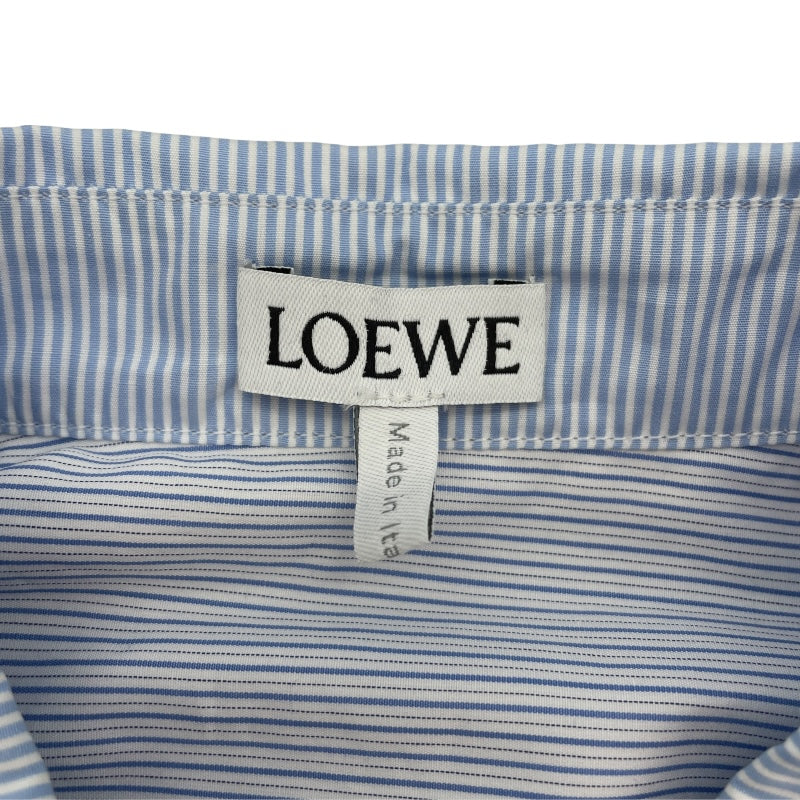ロエベ LOEWE デザイン長袖シャツ S540Y07X35 ブルー コットン レディース 長袖シャツ
